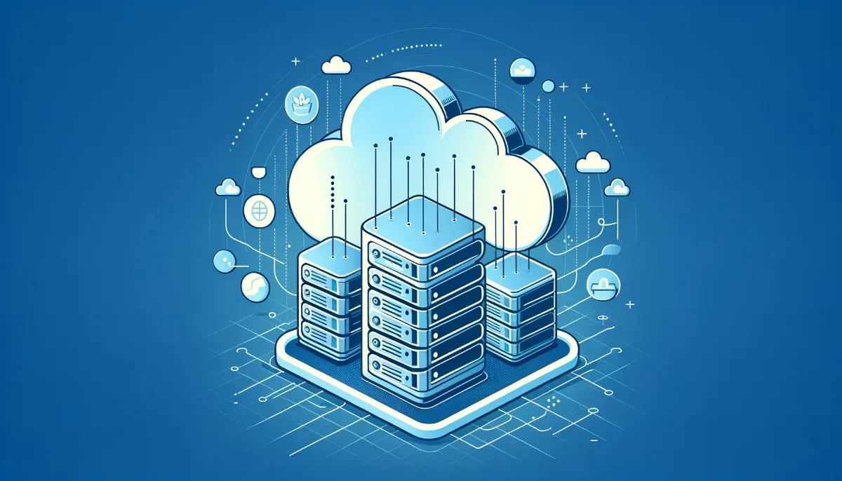 Ilustrasi startup SaaS berbasis cloud memilih cloud hosting untuk mengantisipasi lonjakan traffik dan kebutuhan skalabilitas.