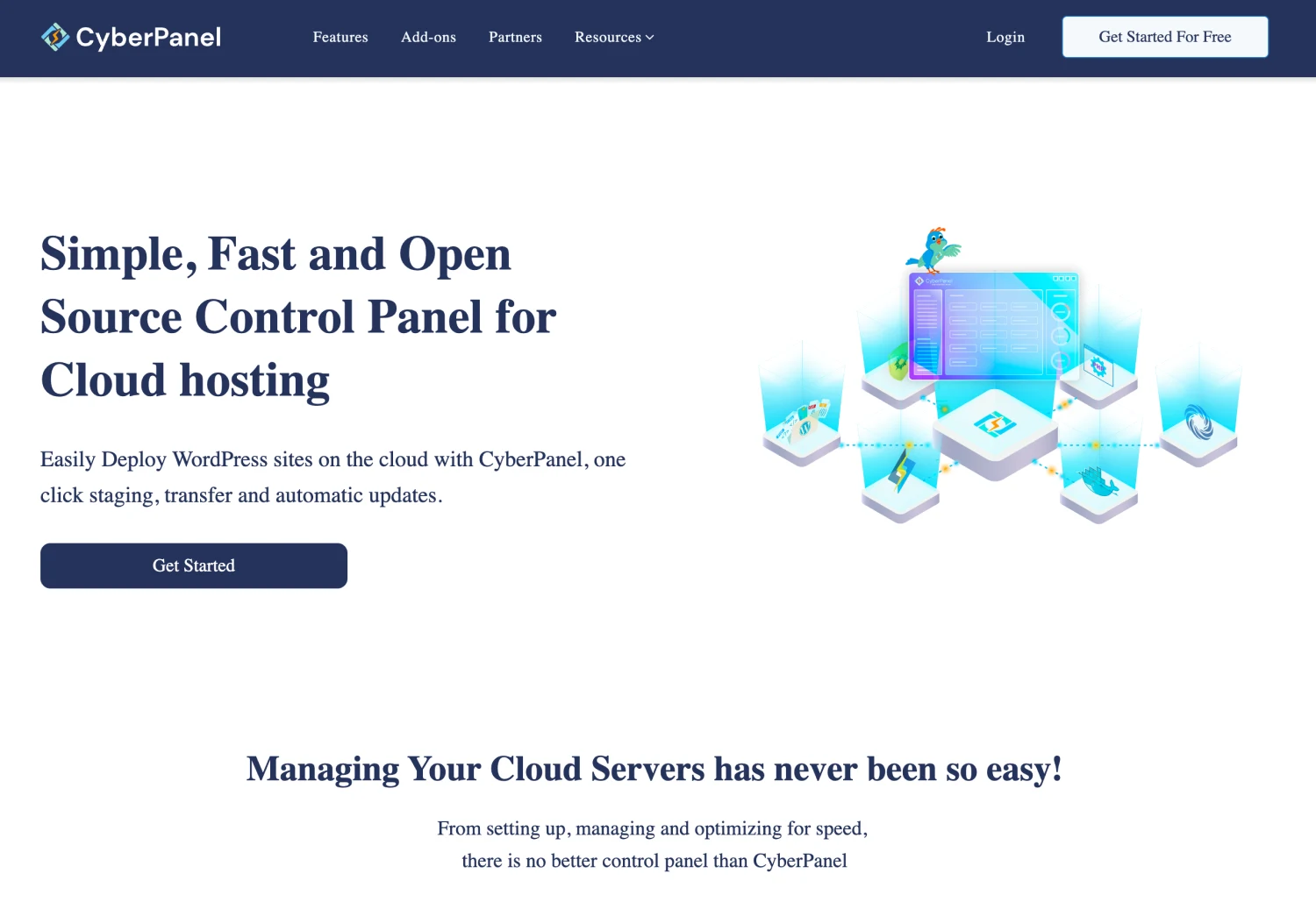 CyberPanel, control panel hosting gratis dan open source dengan performa LiteSpeed.